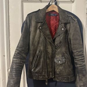 Ralph Lauren Iconic Leather Jacket 50TH Anniversary Limited Edition NWOT